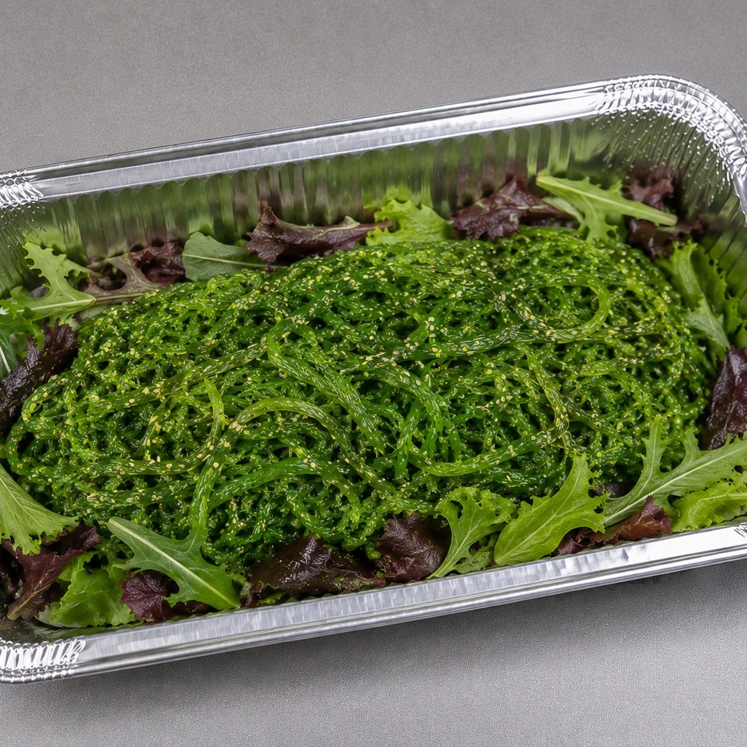 Seaweed Salad Tray.
