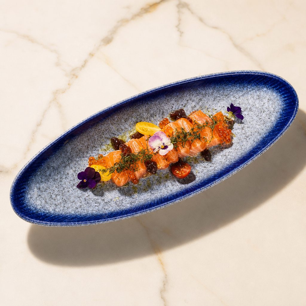 Salmon Crudo.