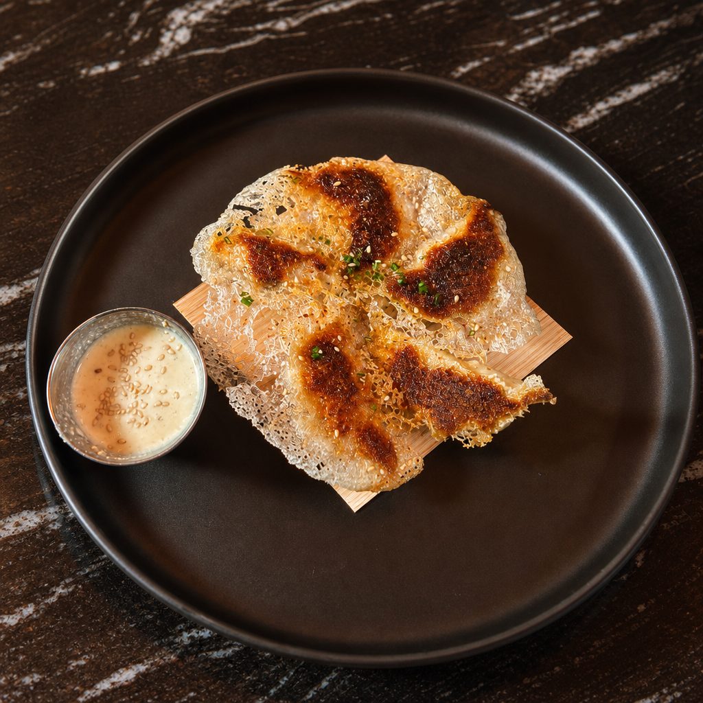 Crispy Lobster Potsticker.