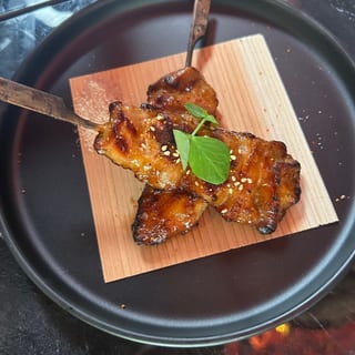 Chicken Momo Skewer
